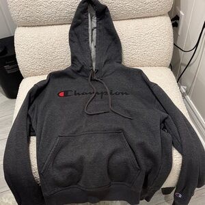 Champion Dark Gray Pullover Hoodie
